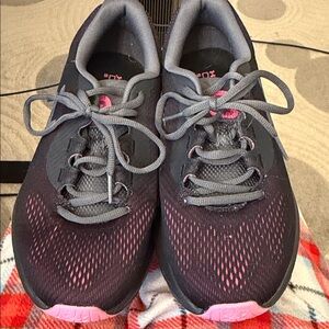 Under Armour Black and Pink Athletic Shoes